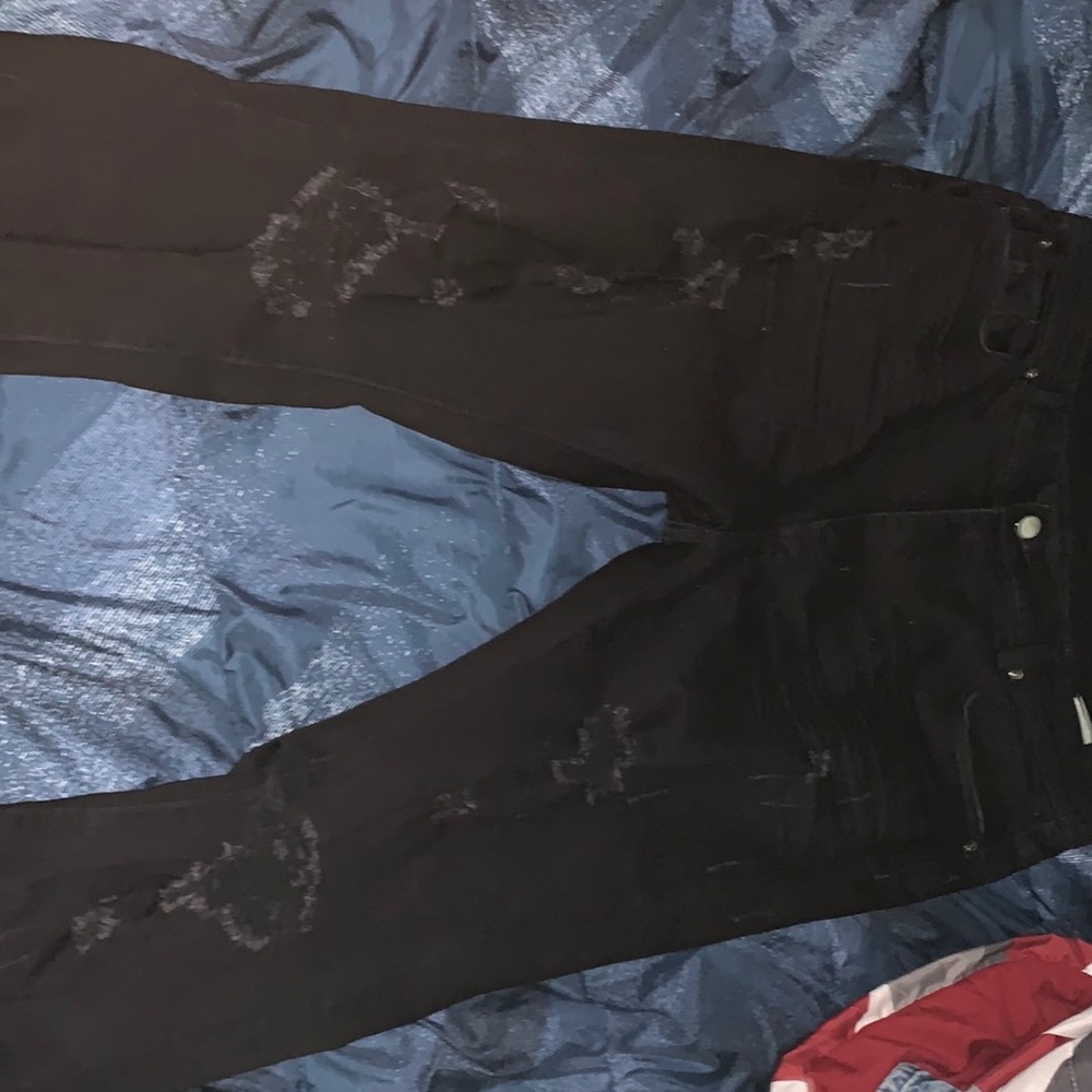 Black denim